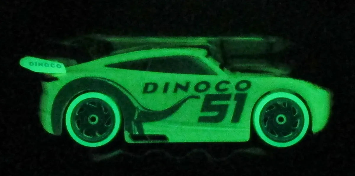 Disney Pixar Glow Racers Dinoco Cruz Ramirez