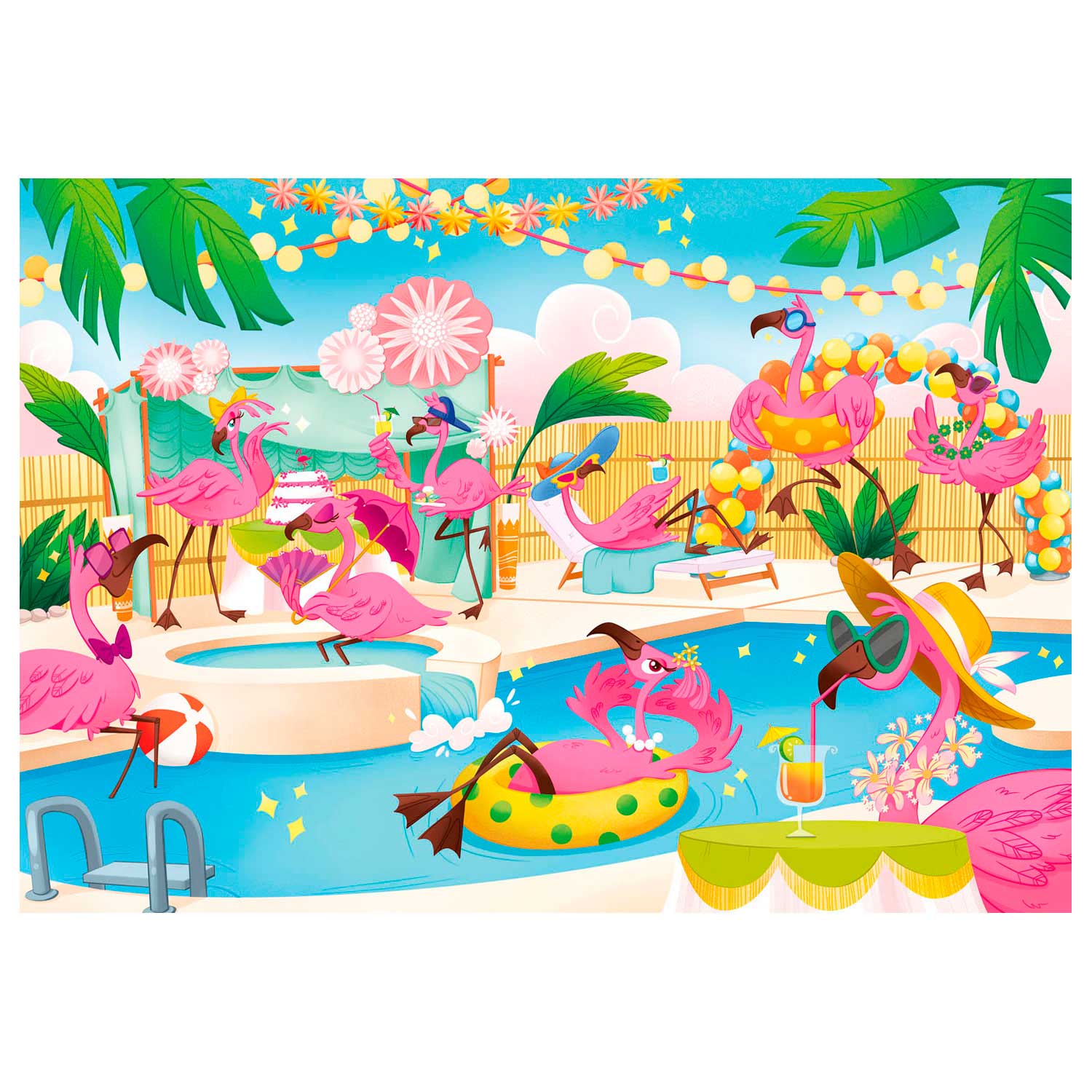 Clementoni Flamingo Party 104 Piece Jigsaw