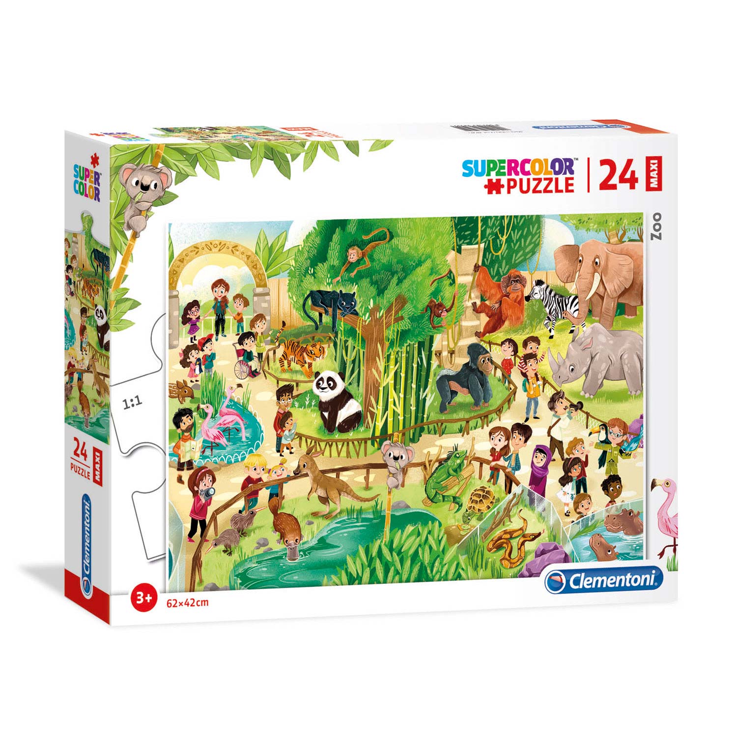 Clementoni Zoo 24 Maxi Piece Jigsaw