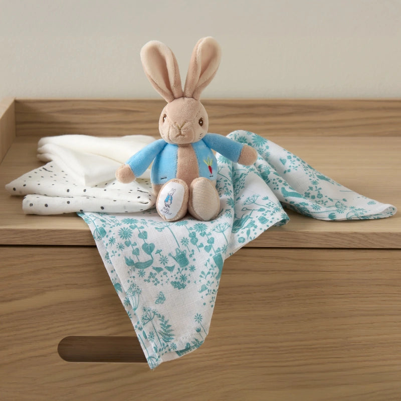Peter Rabbit Muslin & Soft Toy