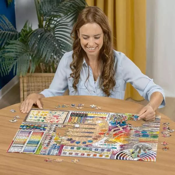 The Artists Palette 500 Piece Jigsaw Puzzle