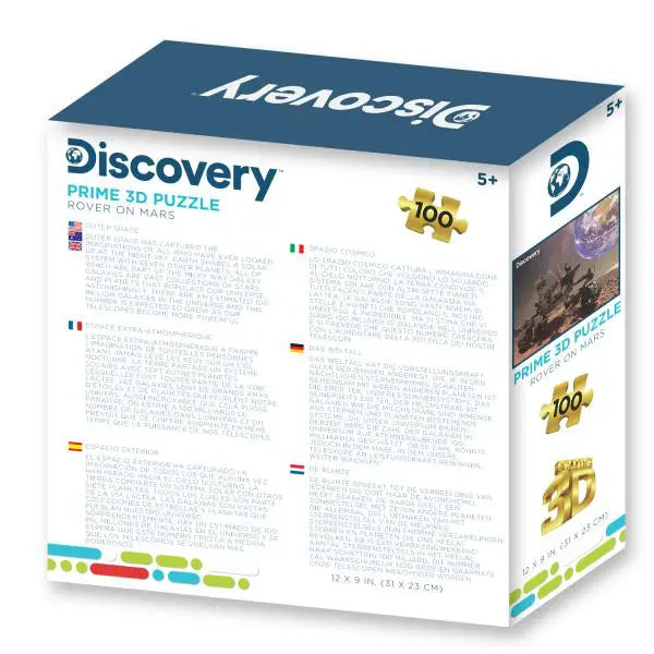 Prime 3D Discovery Rover on Mars 100 Piece Jigsaw Puzzle