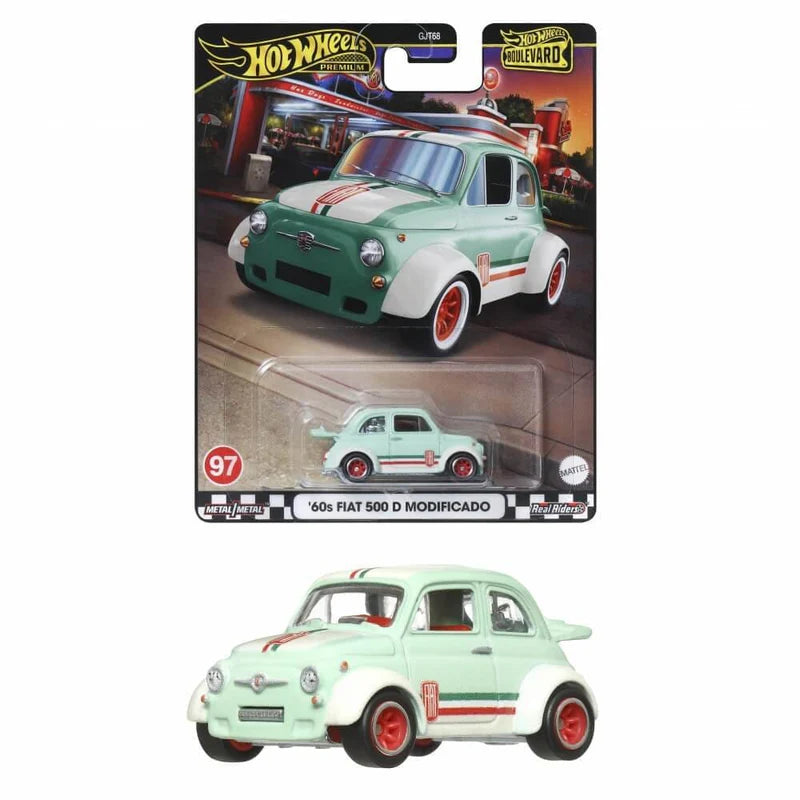 Hot Wheels Boulevard 60s Fiat 500 D Modificado