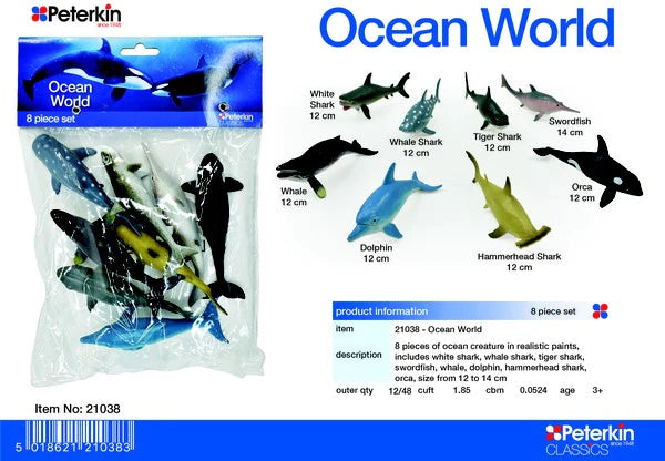 Ocean World 8 Piece Set