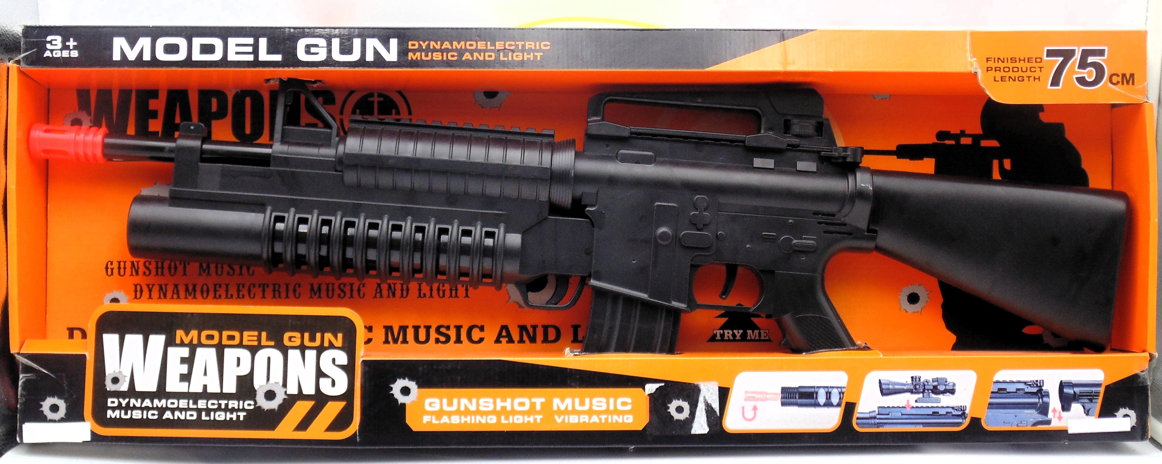 Action Rifle with Light & Sound