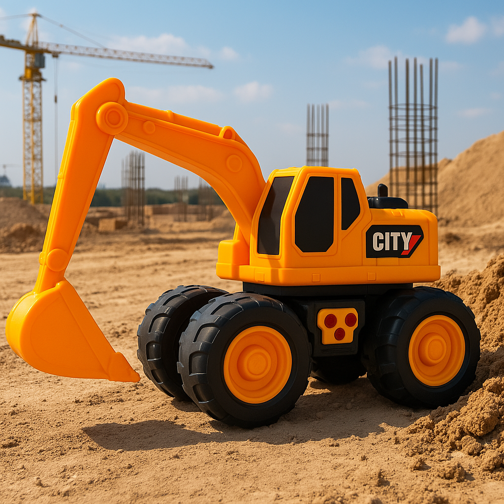 City Construction Excavator with Sound