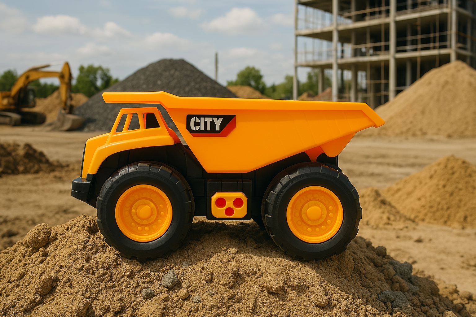 City Construction Dump Truck with Sound