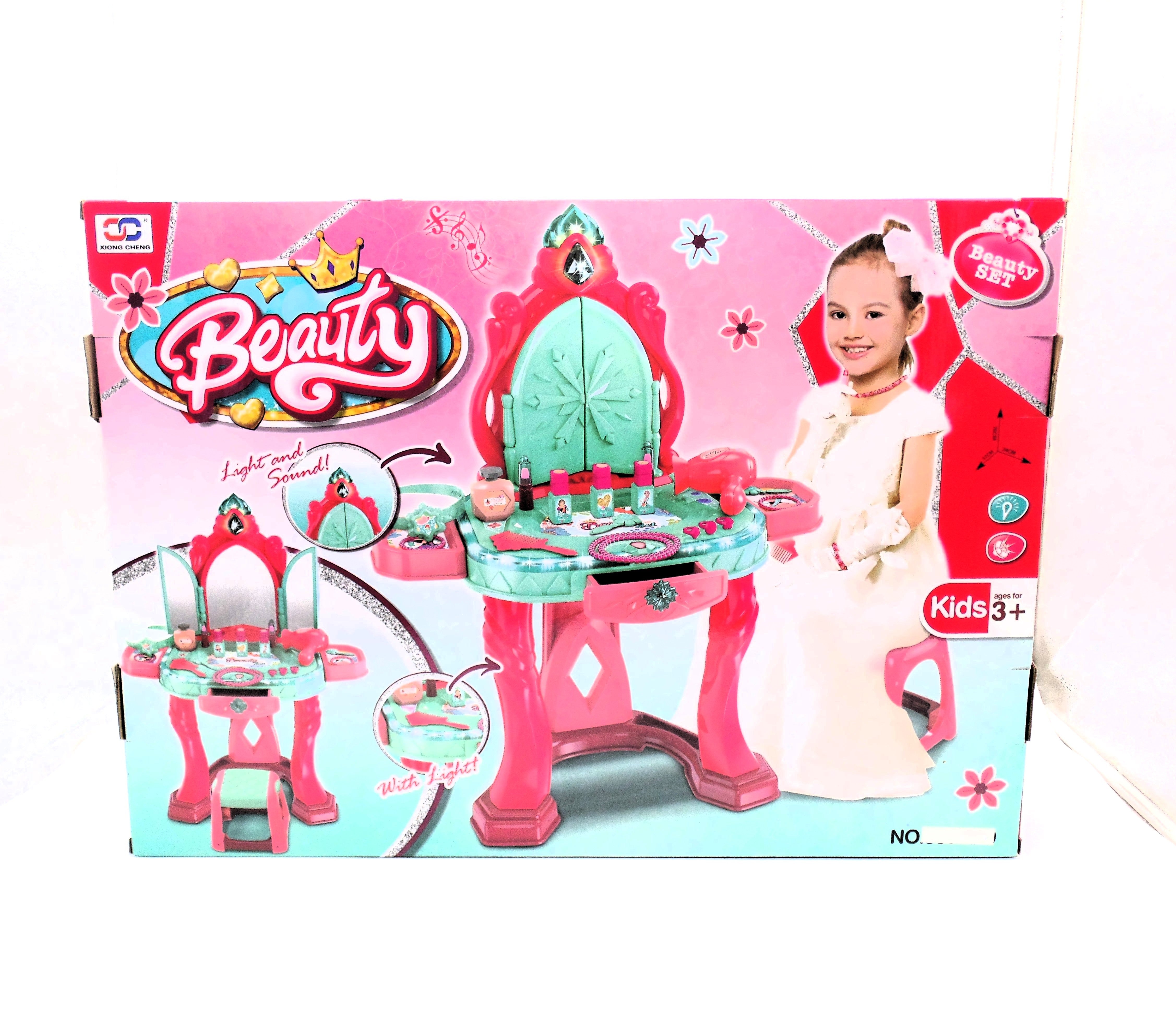 Beauty Vanity Table & Stool