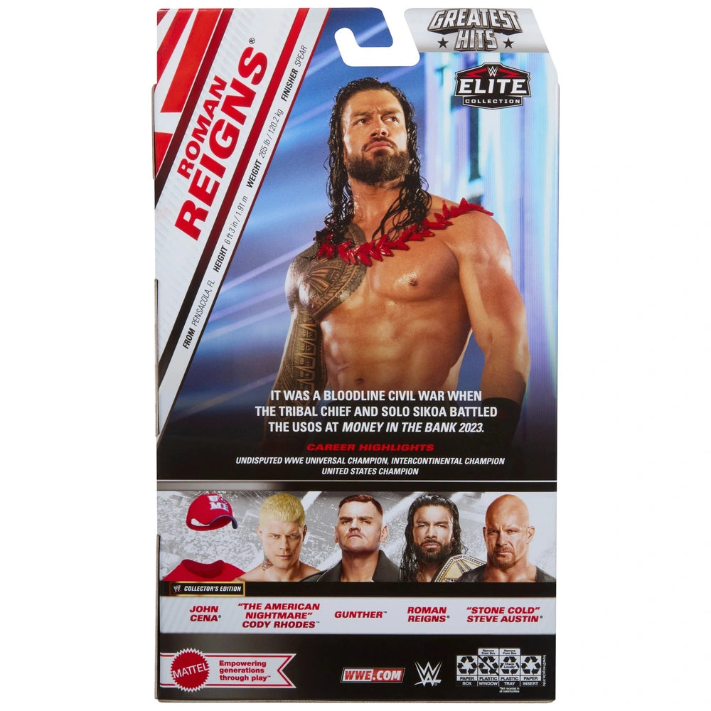 WWE Roman Reigns Elite Action Figure Greatest Hits