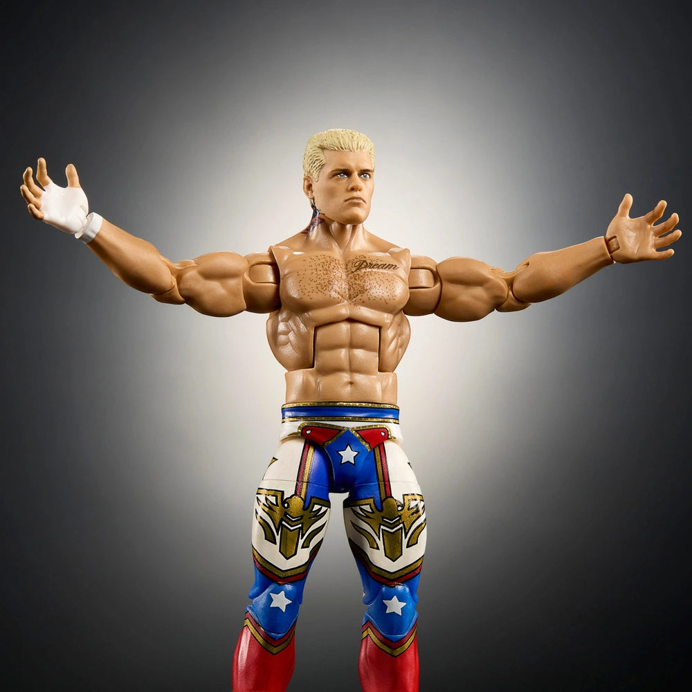 WWE "The American Nightmare" Cody Rhodes Elite Action Figure Greatest Hits