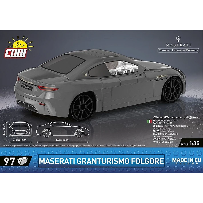 Cobi 24506 Maserati Granturismo 2024 97 Piece Set