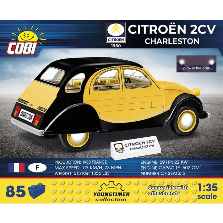 Cobi 24512 Citroen 2CV Charleston 85 Piece Set