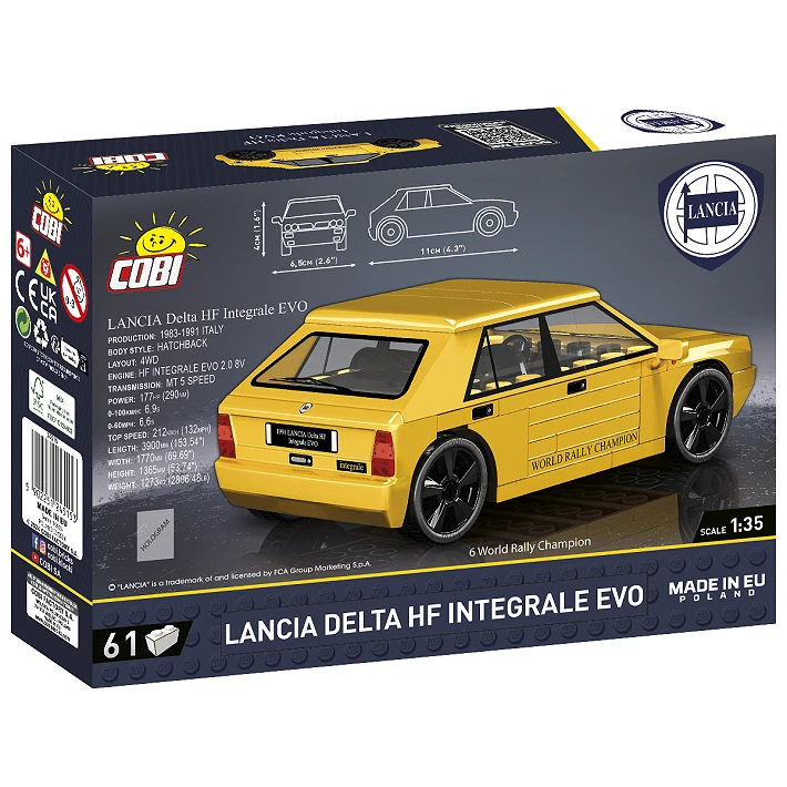 Cobi 24515 Lancia Delta HF Integrale  61 Piece Set