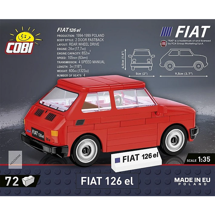Cobi 24631 Citroën Type H (1947-1981) 1:35 Set