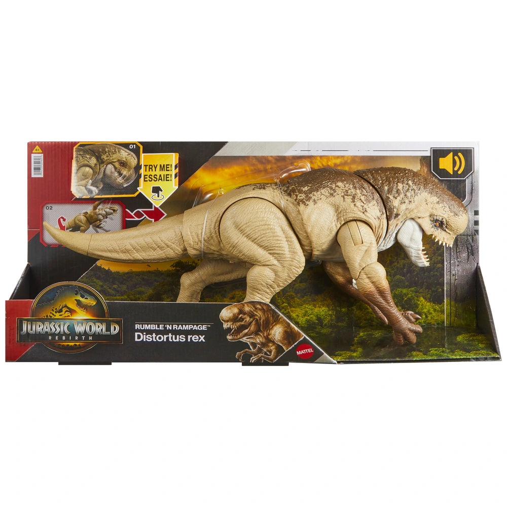 Jurassic World Rebirth - Rumble 'N Rampage Distortus Rex