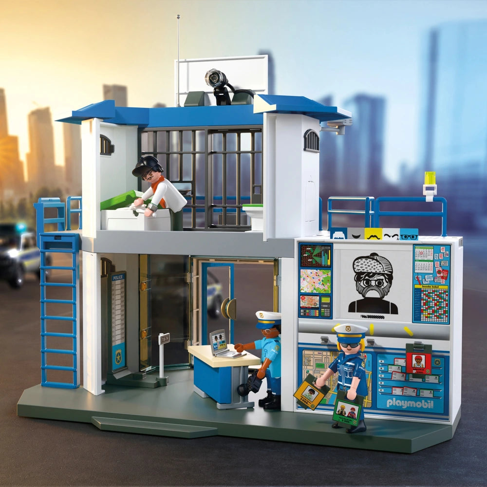 Playmobil Police Station with Investigation Room