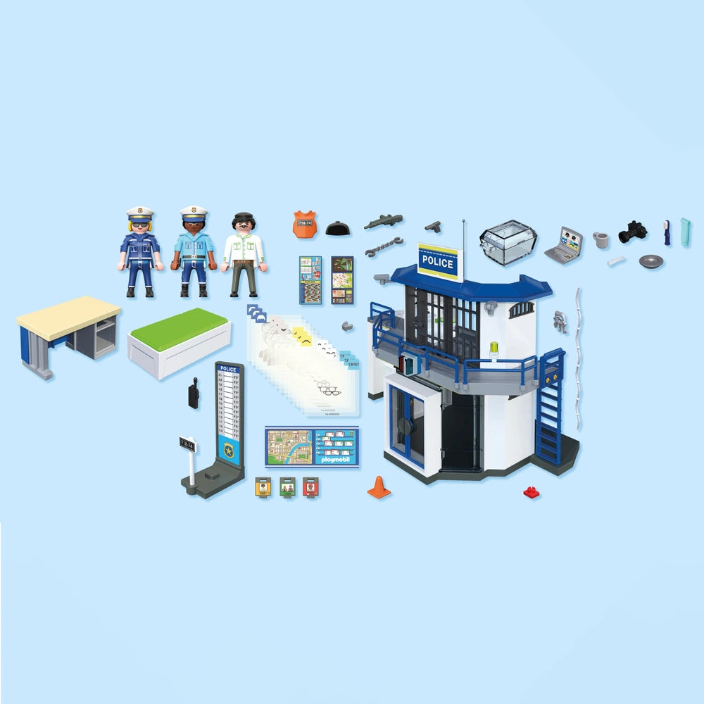 Playmobil Police Station with Investigation Room