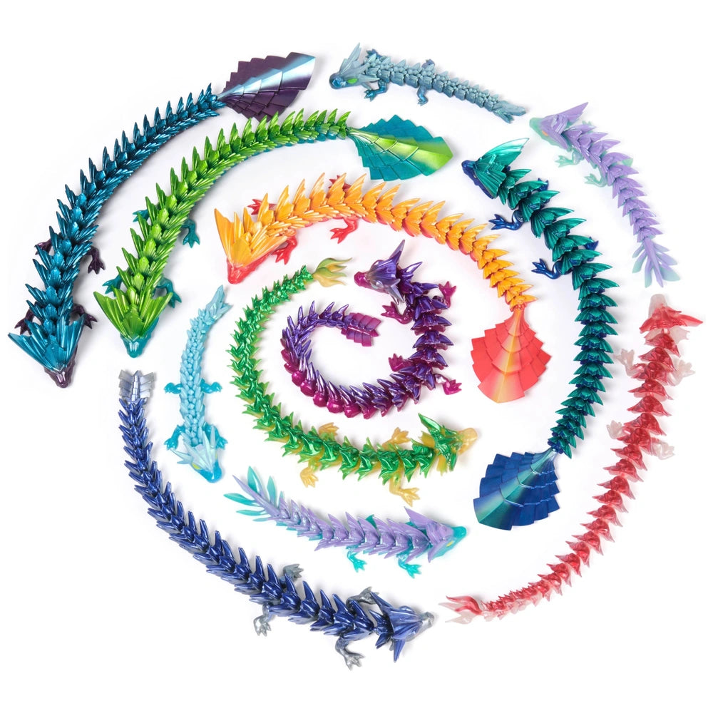 CrystaLynx Dragons Collectible Articulated Dragon