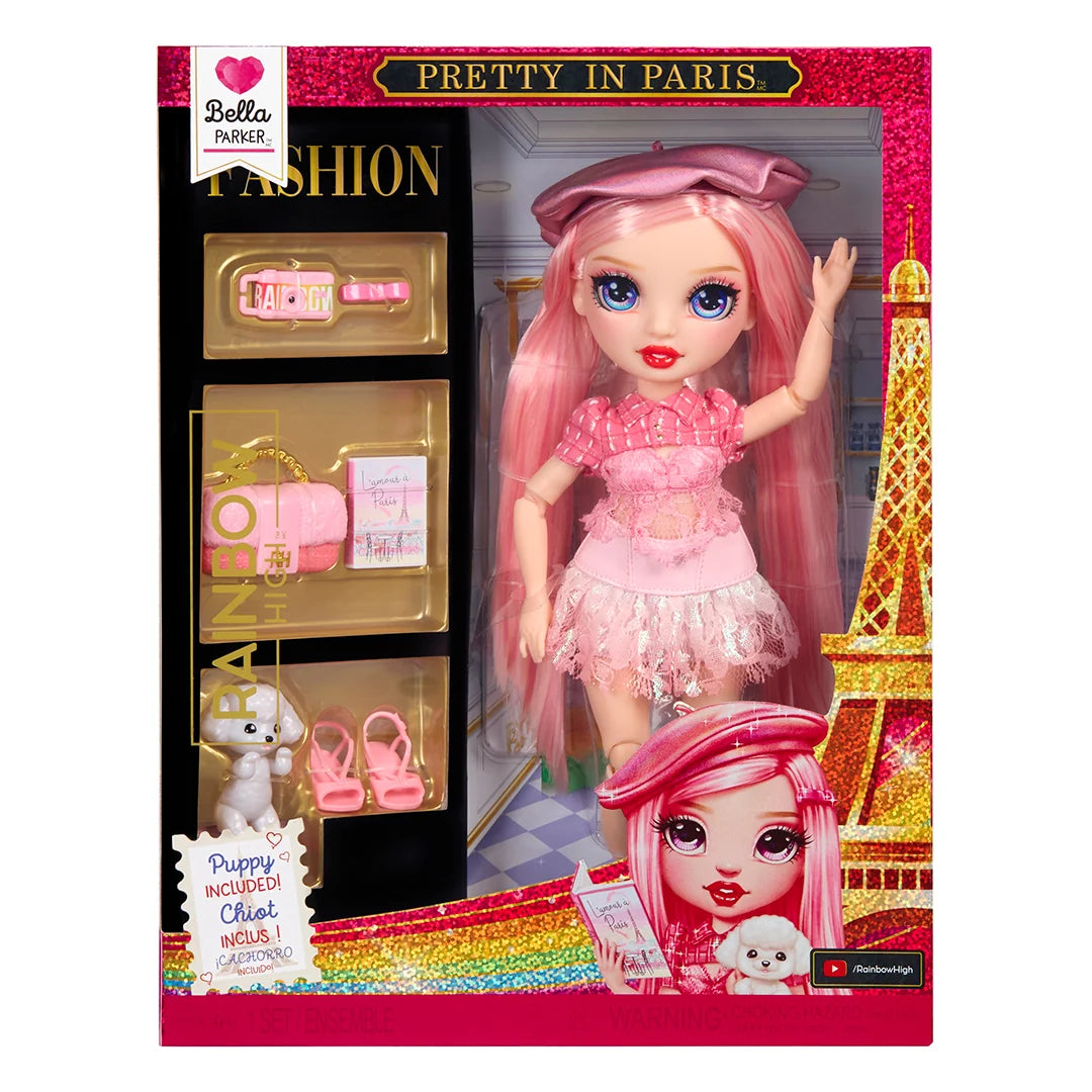 Rainbow High Pretty in Paris Doll - Bella Parker