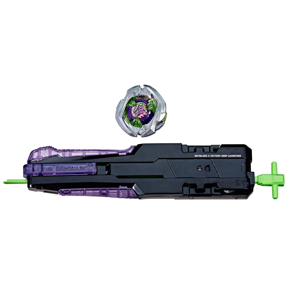 Beyblade X - Saber Samurai Victory Grip Launcher Set