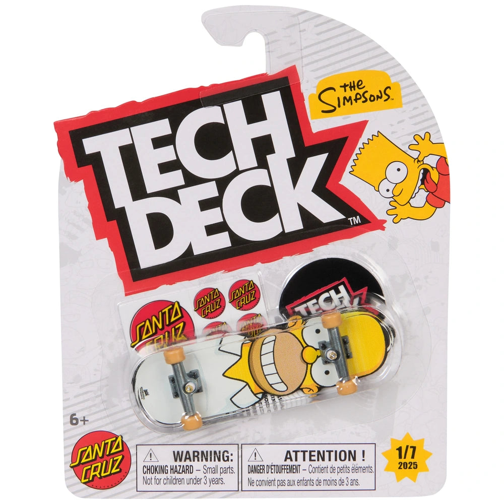 Tech Deck Single 96mm Finger Skateboard Simpsons & SpongeBob SquarePants Series Assortment