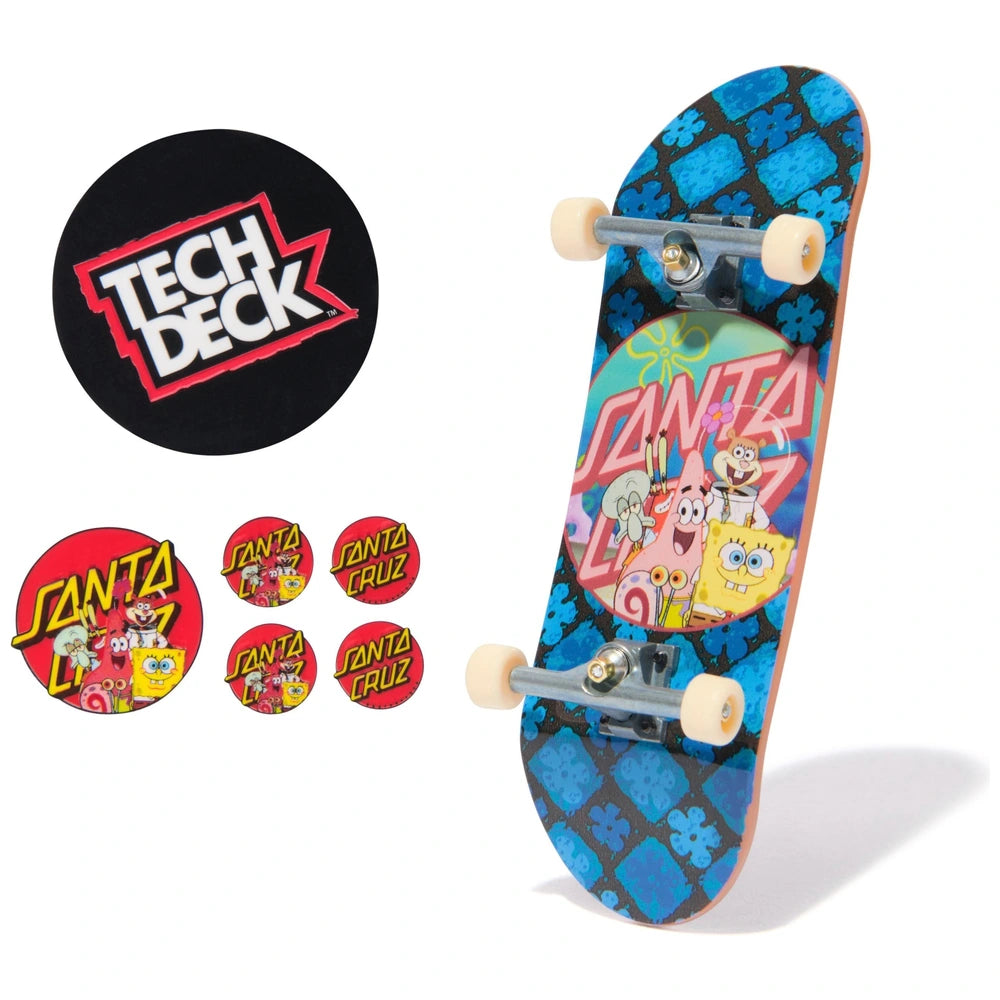 Tech Deck Single 96mm Finger Skateboard Simpsons & SpongeBob SquarePants Series Assortment