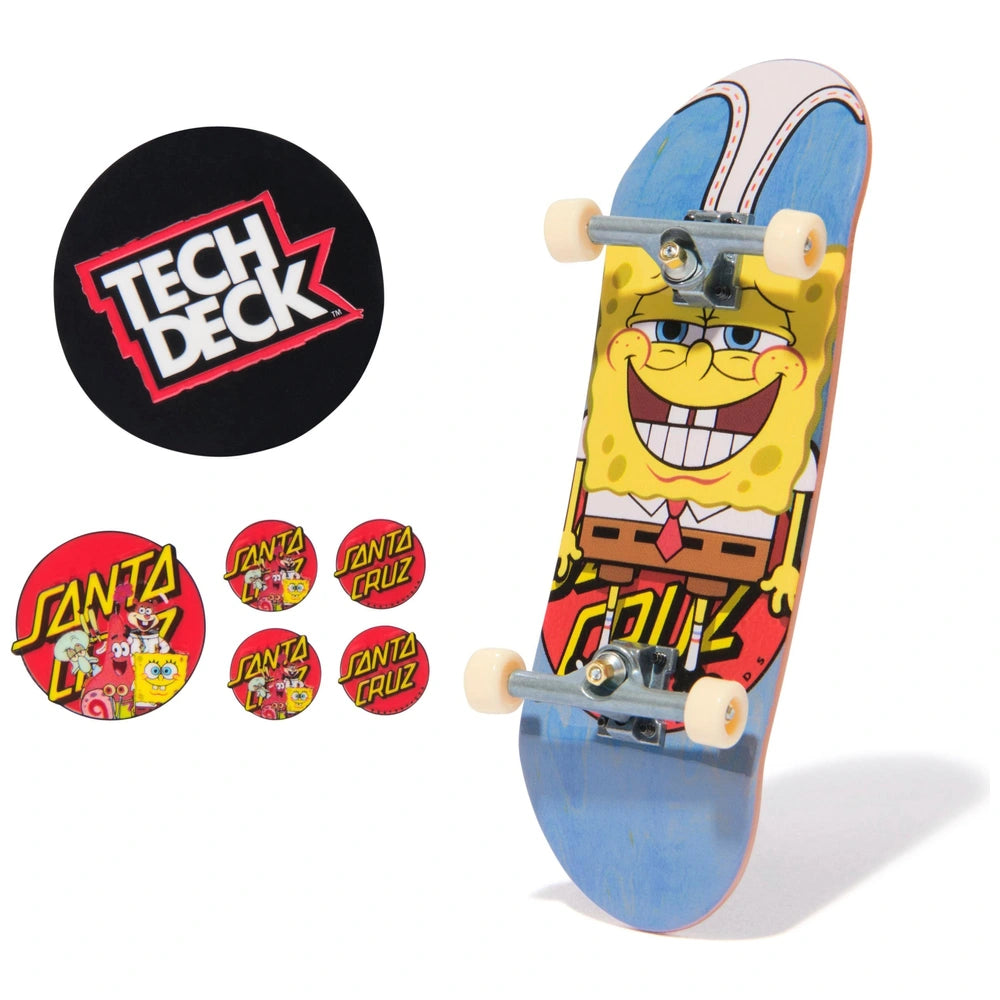 Tech Deck Single 96mm Finger Skateboard Simpsons & SpongeBob SquarePants Series Assortment