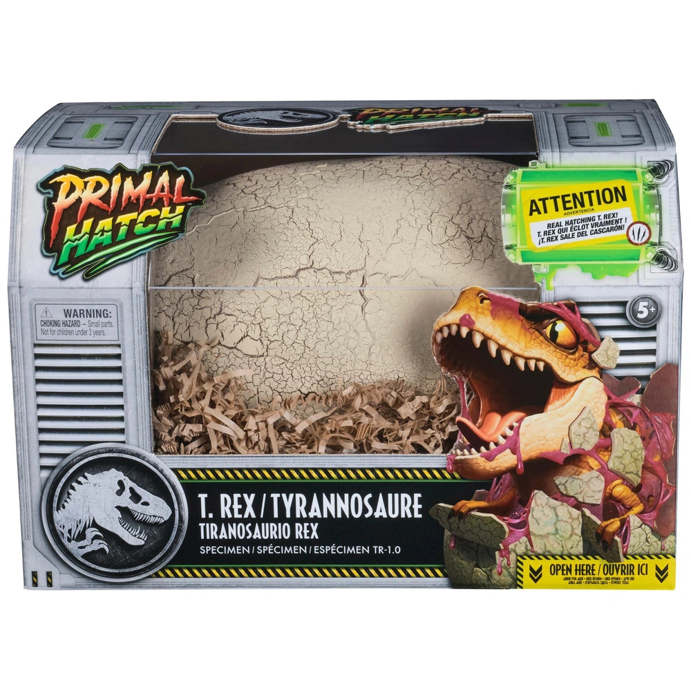 Jurassic World Primal Hatch Interactive Hatching T.Rex Tyrannosaurus Dino