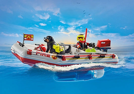 Playmobil Fireboat with Water Scooter