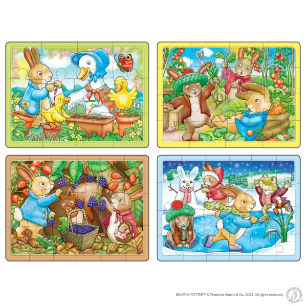 Orchard Peter Rabbit 4 in a Box Puzzles