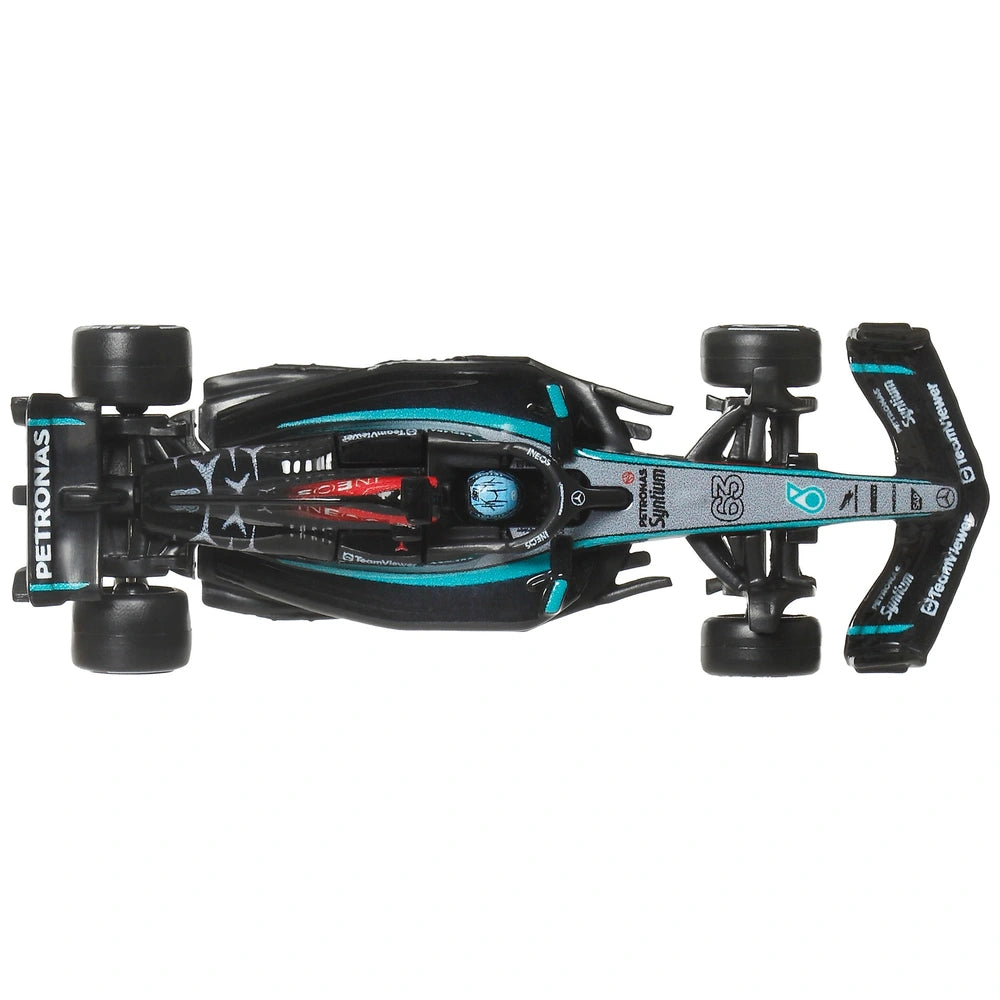 Hot Wheels Premium 2024 Formula 1 Diecast Cars Mercedes-AMG PETRONAS F1 Team (No. 63) 1:64 Scale