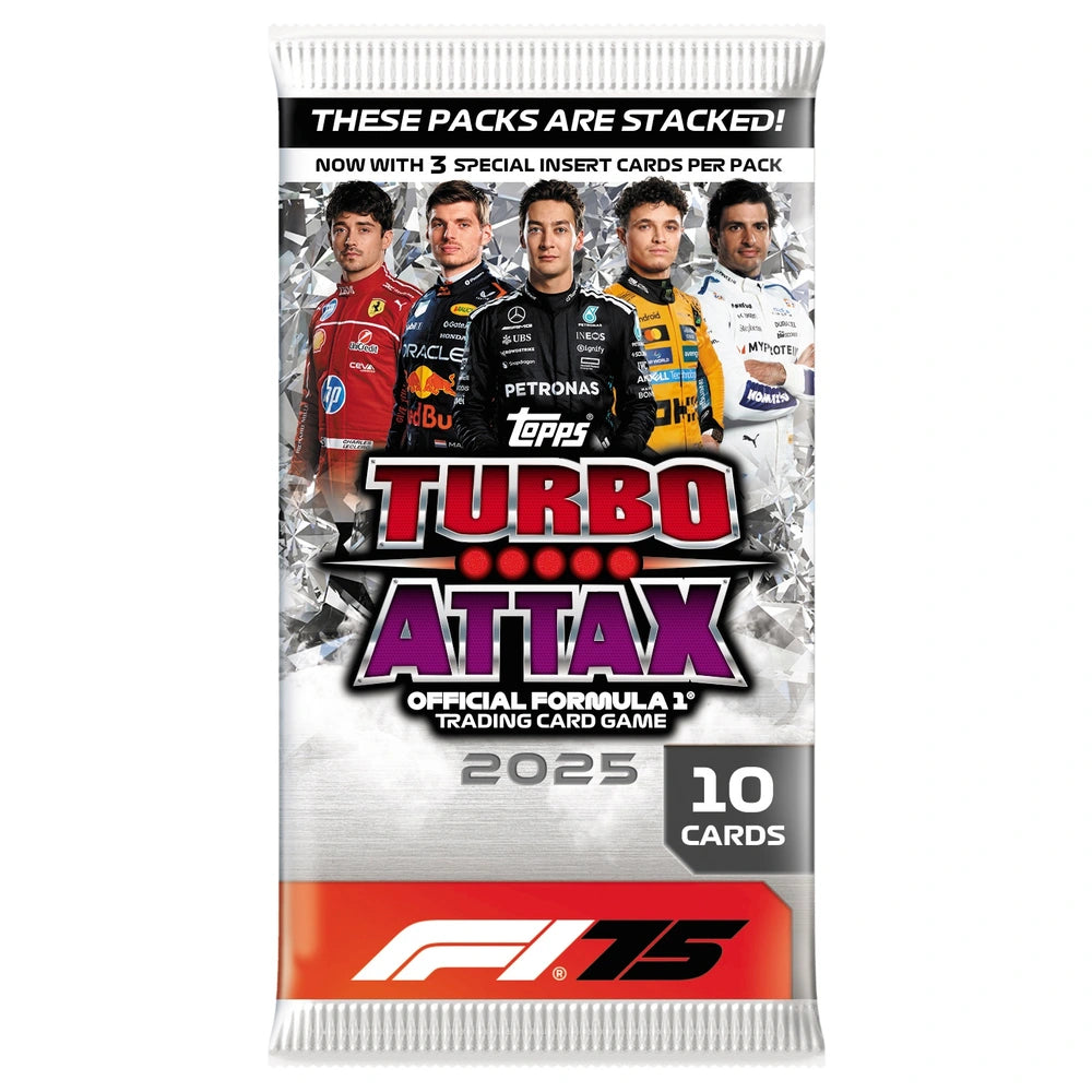F1 Turbo Attax 2025 Booster Pack