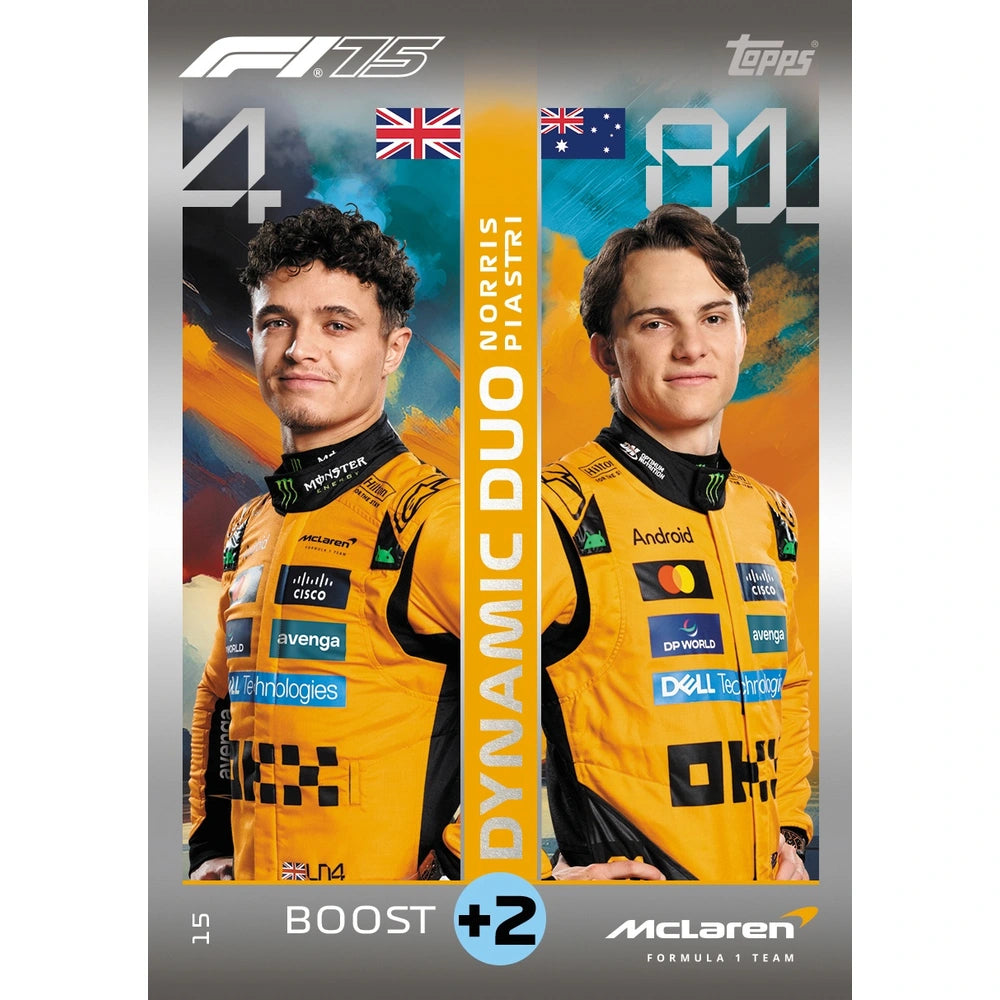 F1 Turbo Attax 2025 Booster Pack