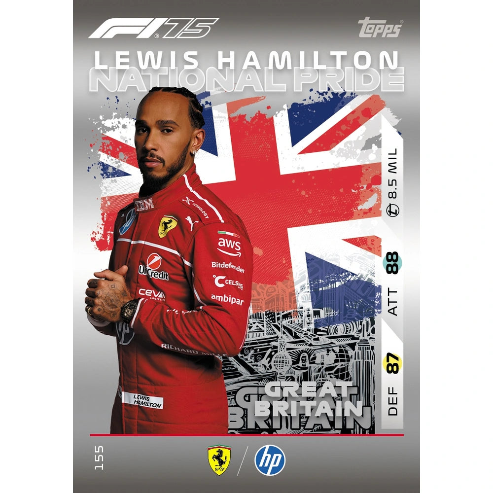 F1 Turbo Attax 2025 Booster Pack