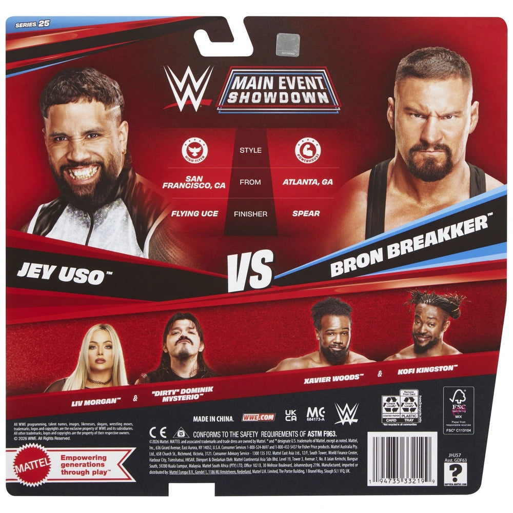 WWE Main Event Showdown Jey Uso VS Bron Breakker