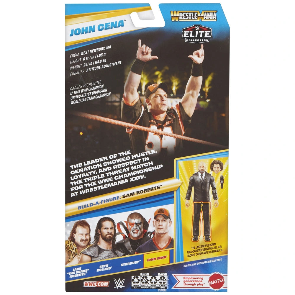 WWE John Cena Wrestlemania Elite Action Figure