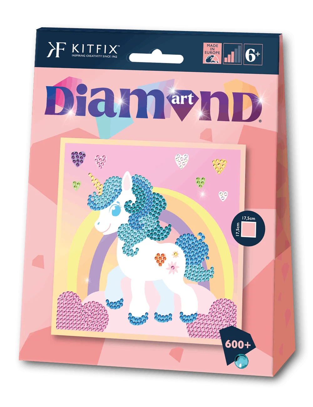 Kitfix Diamond Art Rainbow Unicorn
