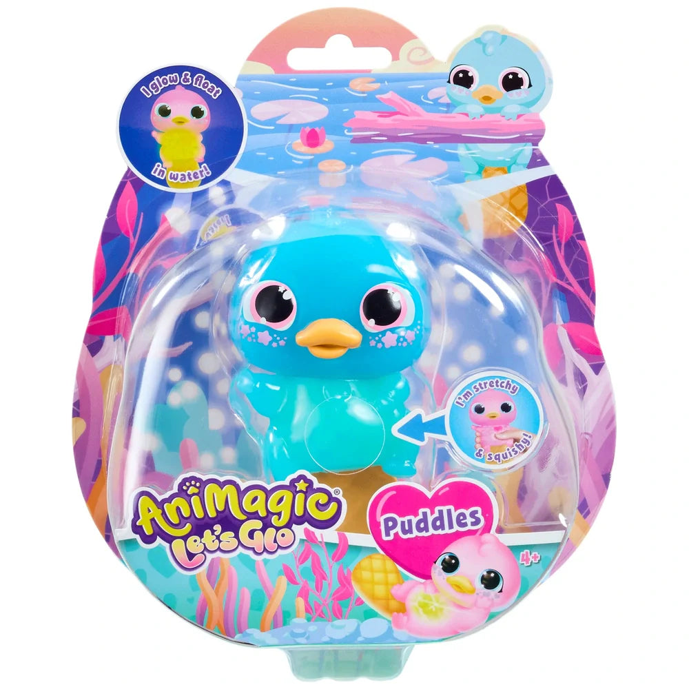 Animagic Let's Glo Puddles The Platypus Assortment