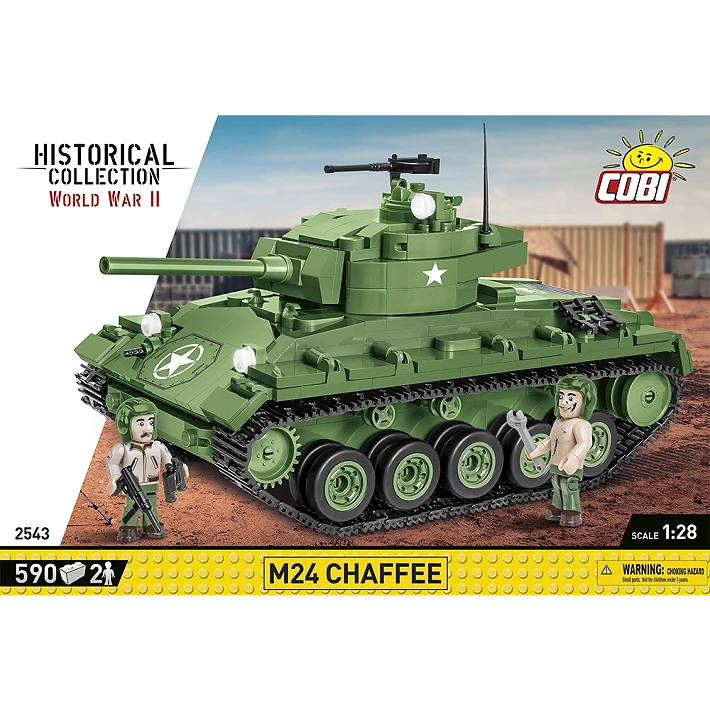 Cobi 2543 M24 Chaffee WWII 590 Piece Set