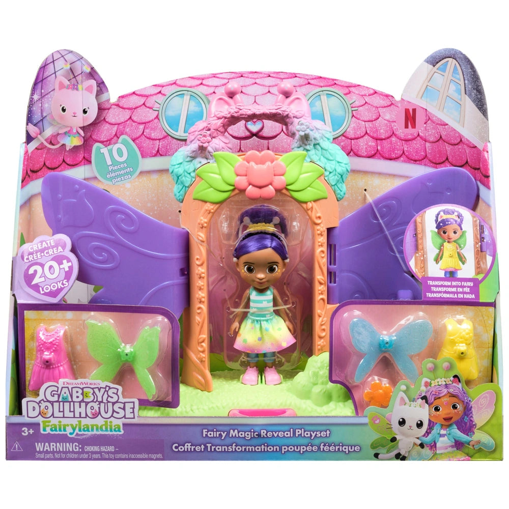 Gabby's Dollhouse Fairylandia Fairy Magic Reveal Playset