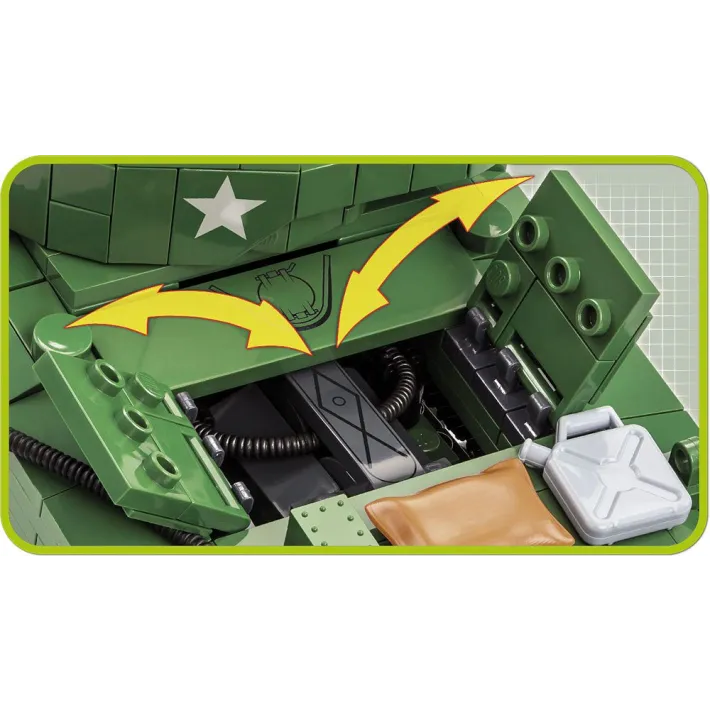 Cobi 2550 ShermanM4A3 720 Piece Set