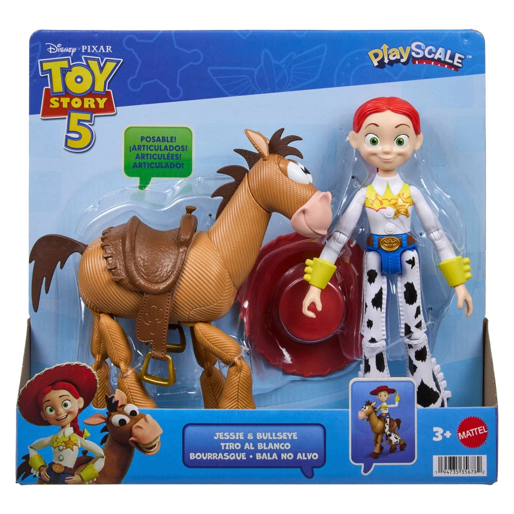 Pixar Toy Story 5 20cm Jessie & Bullseye Action Figures