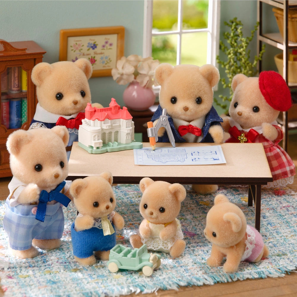 Sylvanian Families Biscuit Bear Sister & Brother Delicious Picnic
