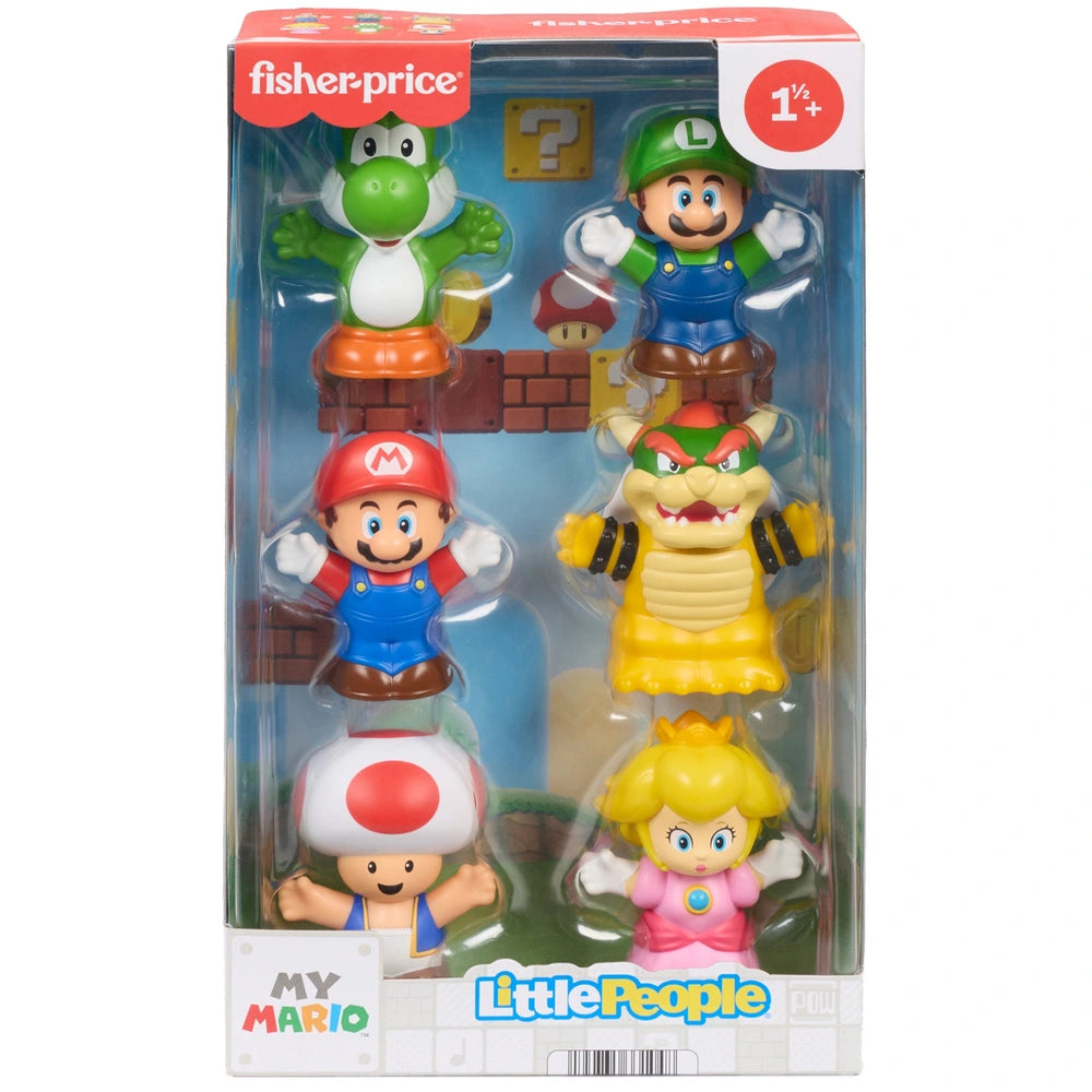 Fisher-Price Little People My Mario Figures 6 Pack
