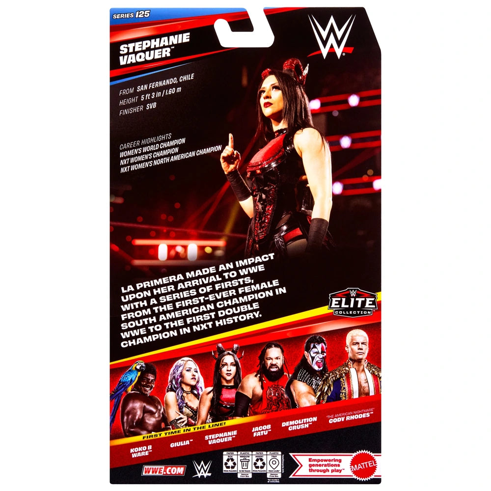 WWE Stephanie Vaque Elite Collection 125 Action Figure