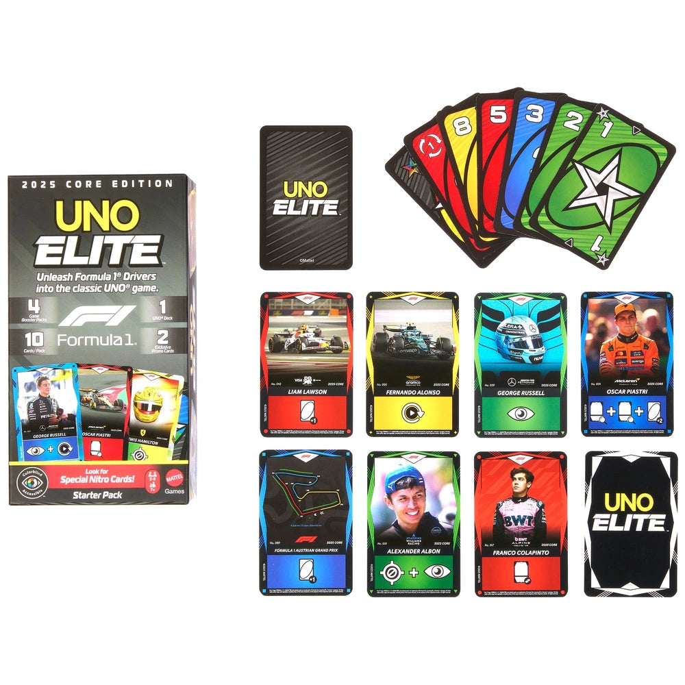 UNO Elite Formula 1 2025 Core Edition Starter Pack