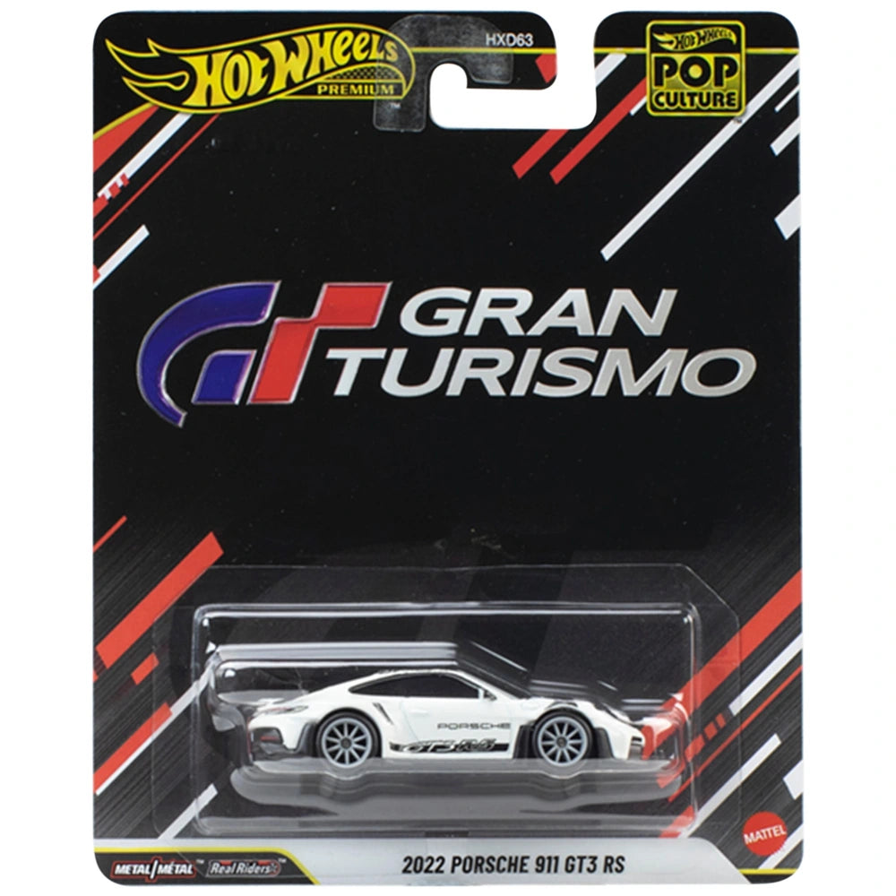 Hot Wheels Premium Pop Culture 2022 Porsche 911 GT3 RS (Gran Turismo)