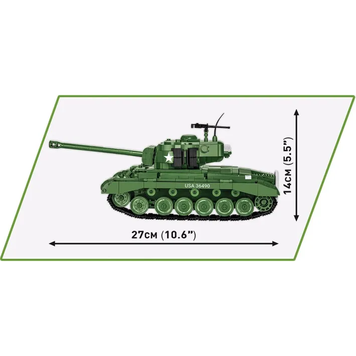 Cobi 2564 M26 Preshing T26E3 904 Piece Set