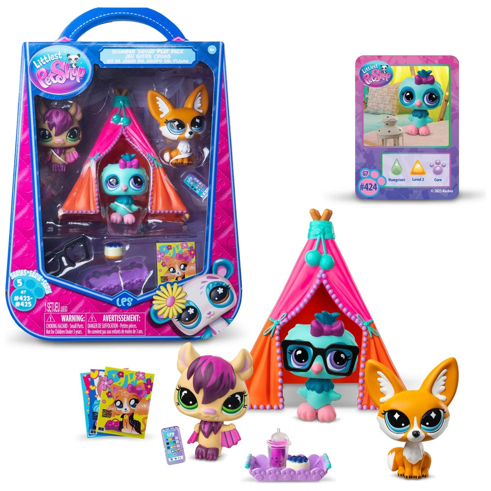 Littlest Pet Shop Slumber Squad Play Pack