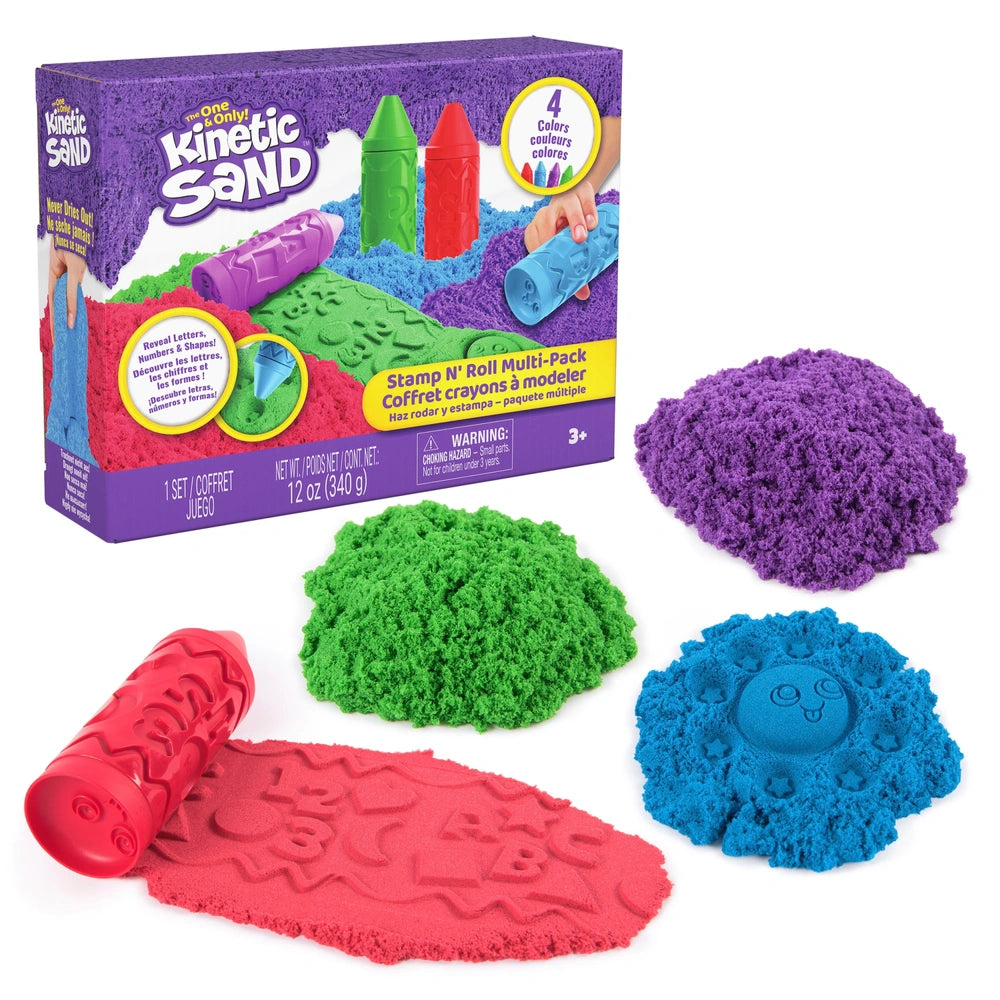 Kinetic Sand Stamp N Roll Crayon Assortment